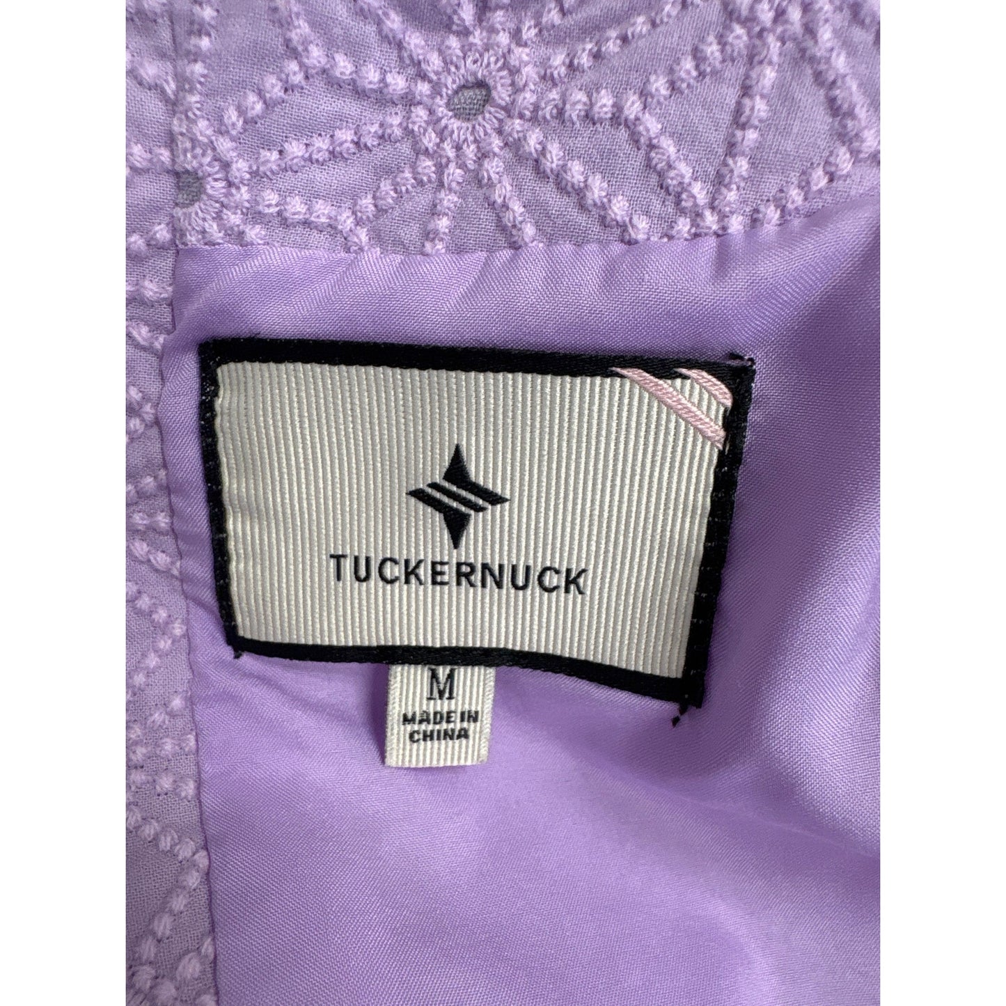 Tuckernuck Lilac Eyelet Mini Dress Sz M