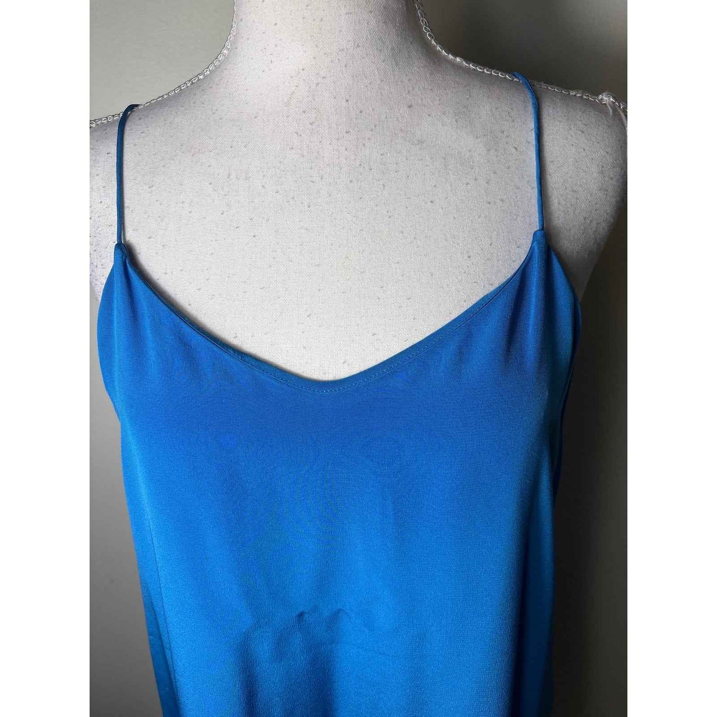 Tibi Blue Strappy Camisole Sz 6