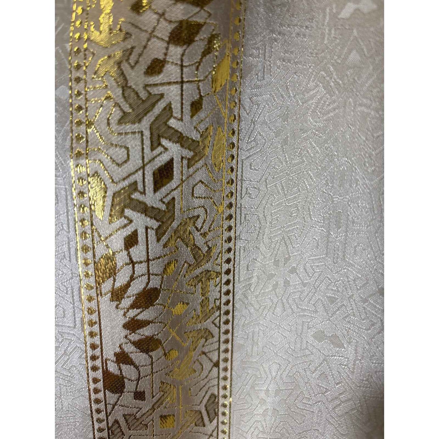 Rachel Zoe Silk Metallic Jacquard Boho Tunic Dress 6
