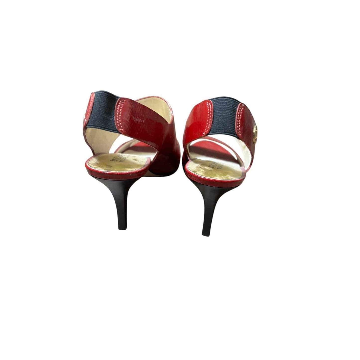 Micahel Kors Red Open Toe Sling Back Pumps Sz 9.5