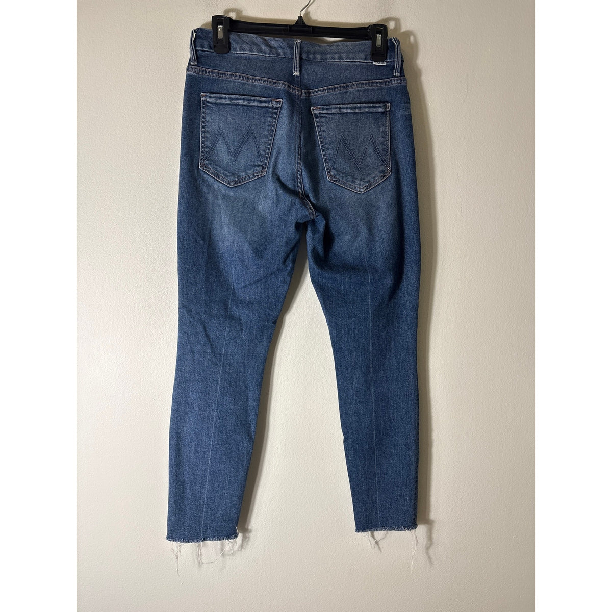 Mother High Waisted Looker Ankle Fray Denim Sz 30