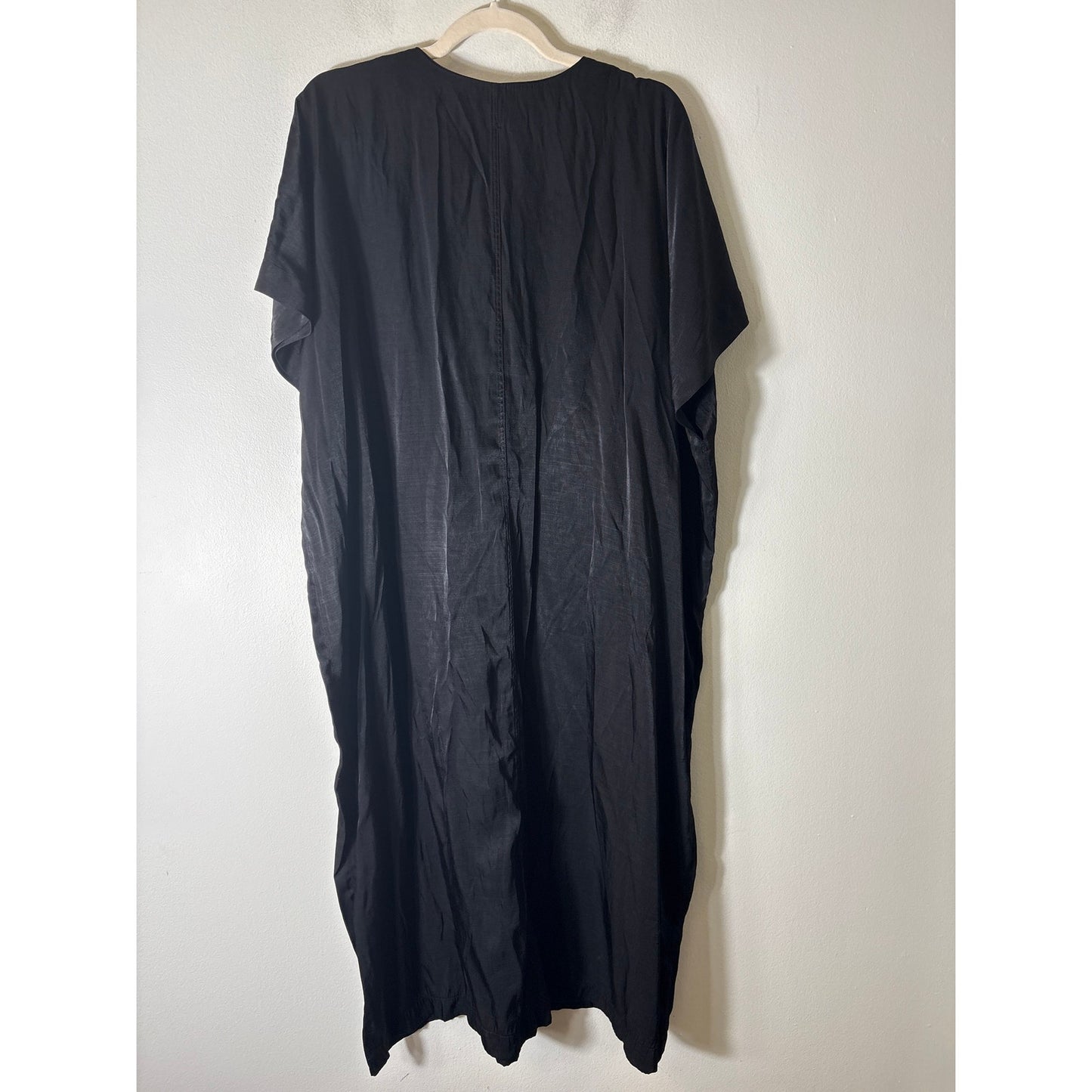 H&M Black Caftan Sz L
