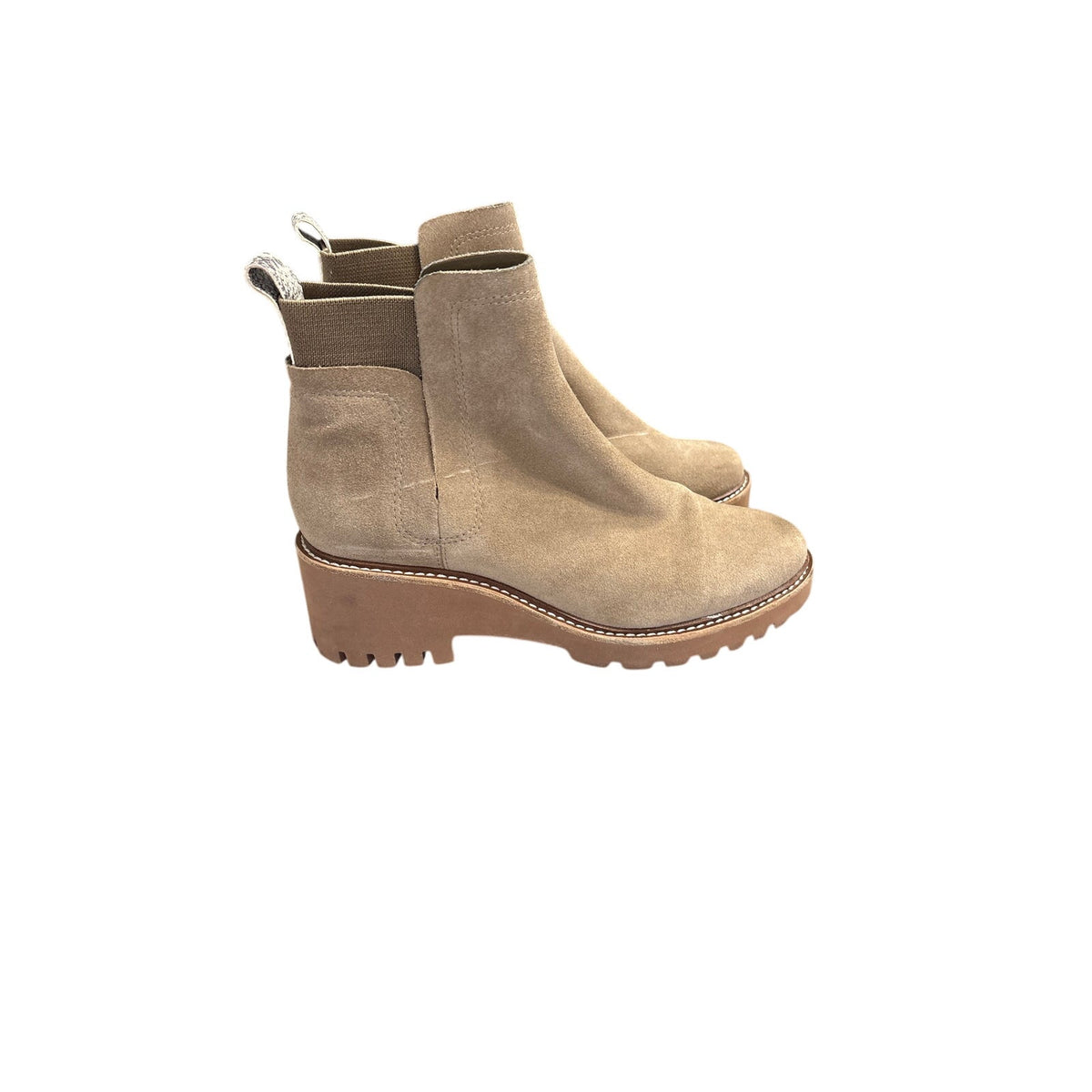 Dolce Vita Olive Suede Huey Boot Sz 8