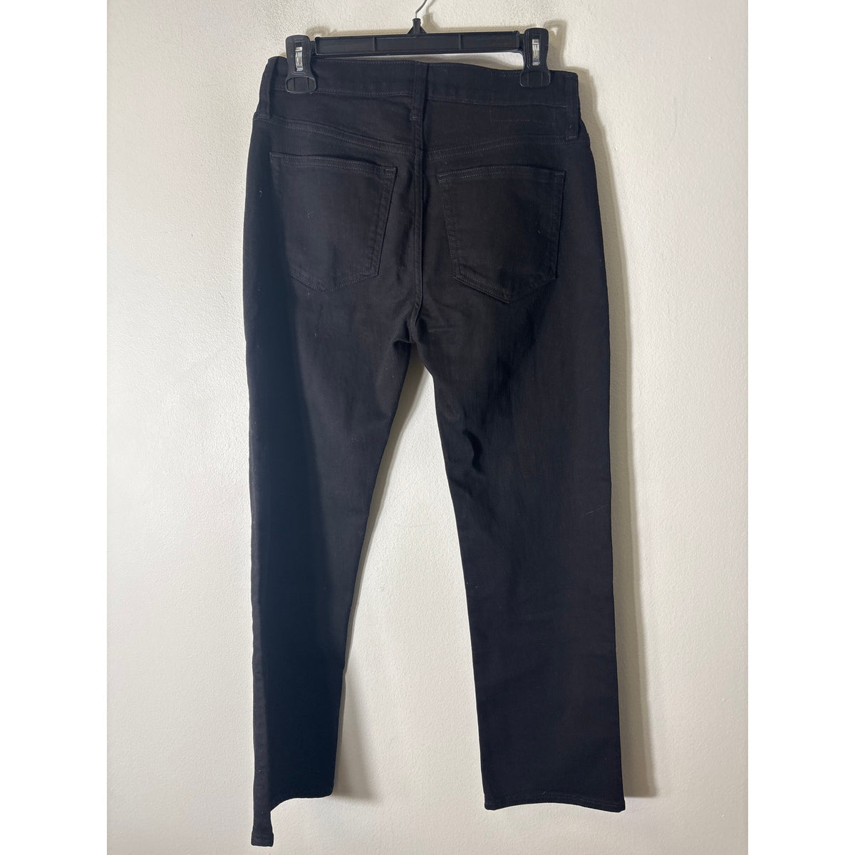 NWOT J. Crew Black Nipped Straight High Rise Semi-Stretch Sz 26P