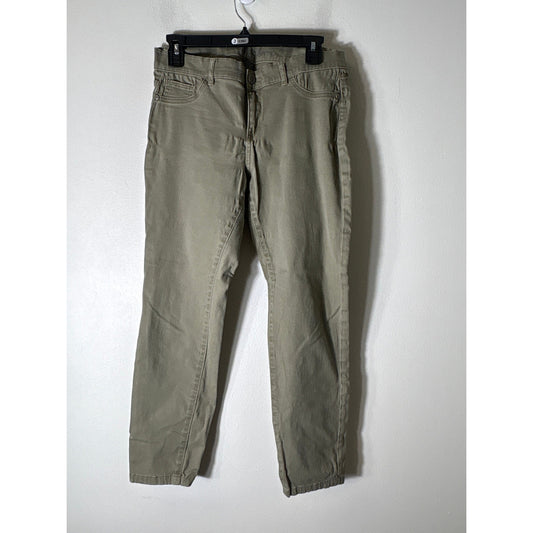 Soho Olive Green Ankle Legging Pants Sz 8