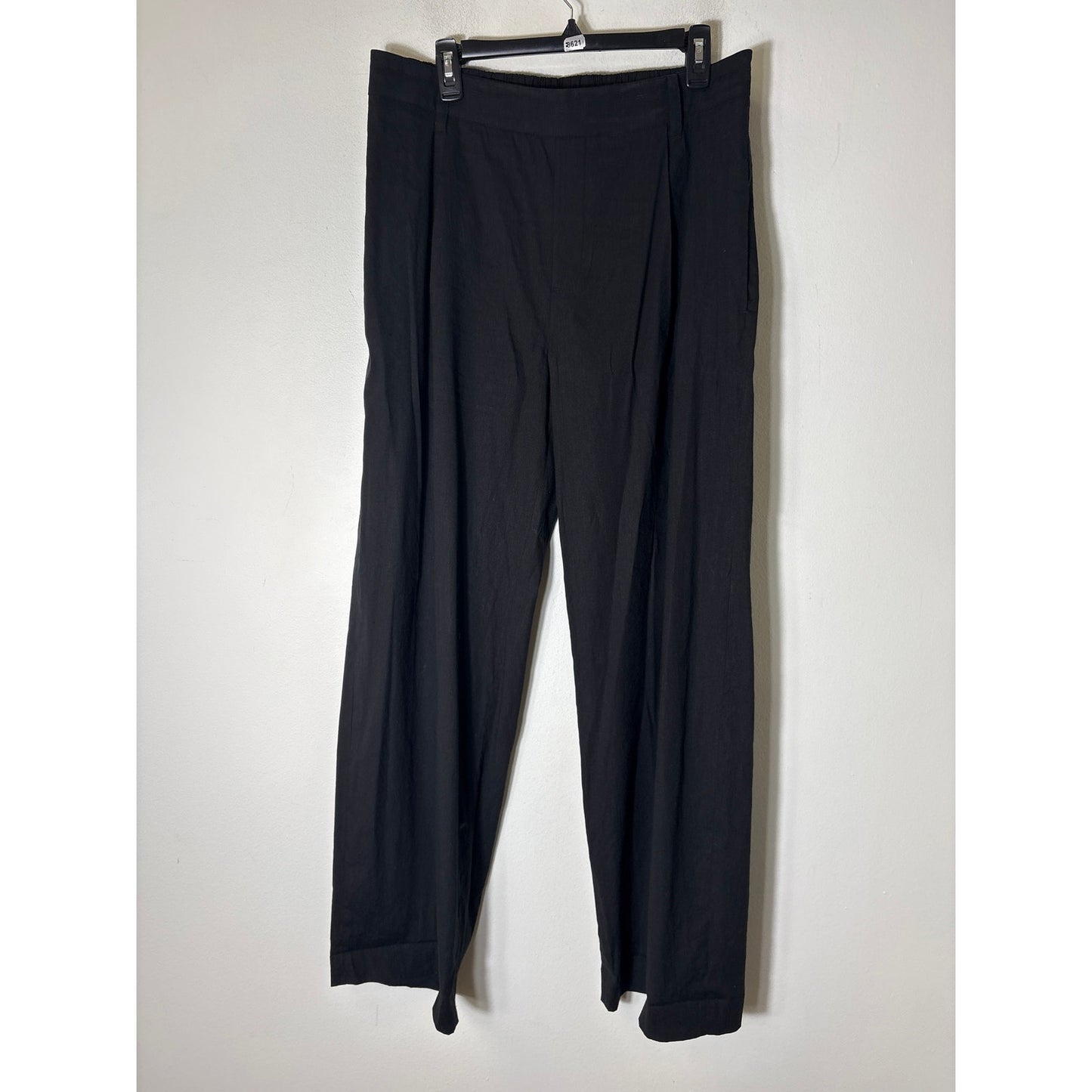 Vince Black Elastic Waist Pants Sz L