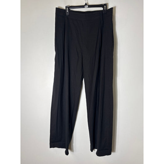 Vince Black Elastic Waist Pants Sz L
