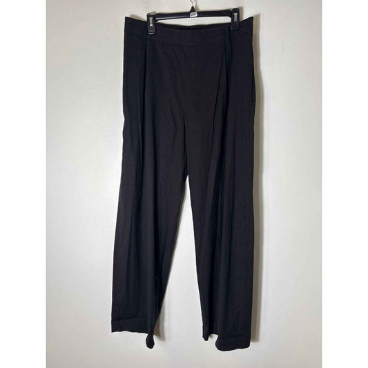 Vince Black Elastic Waist Pants Sz L