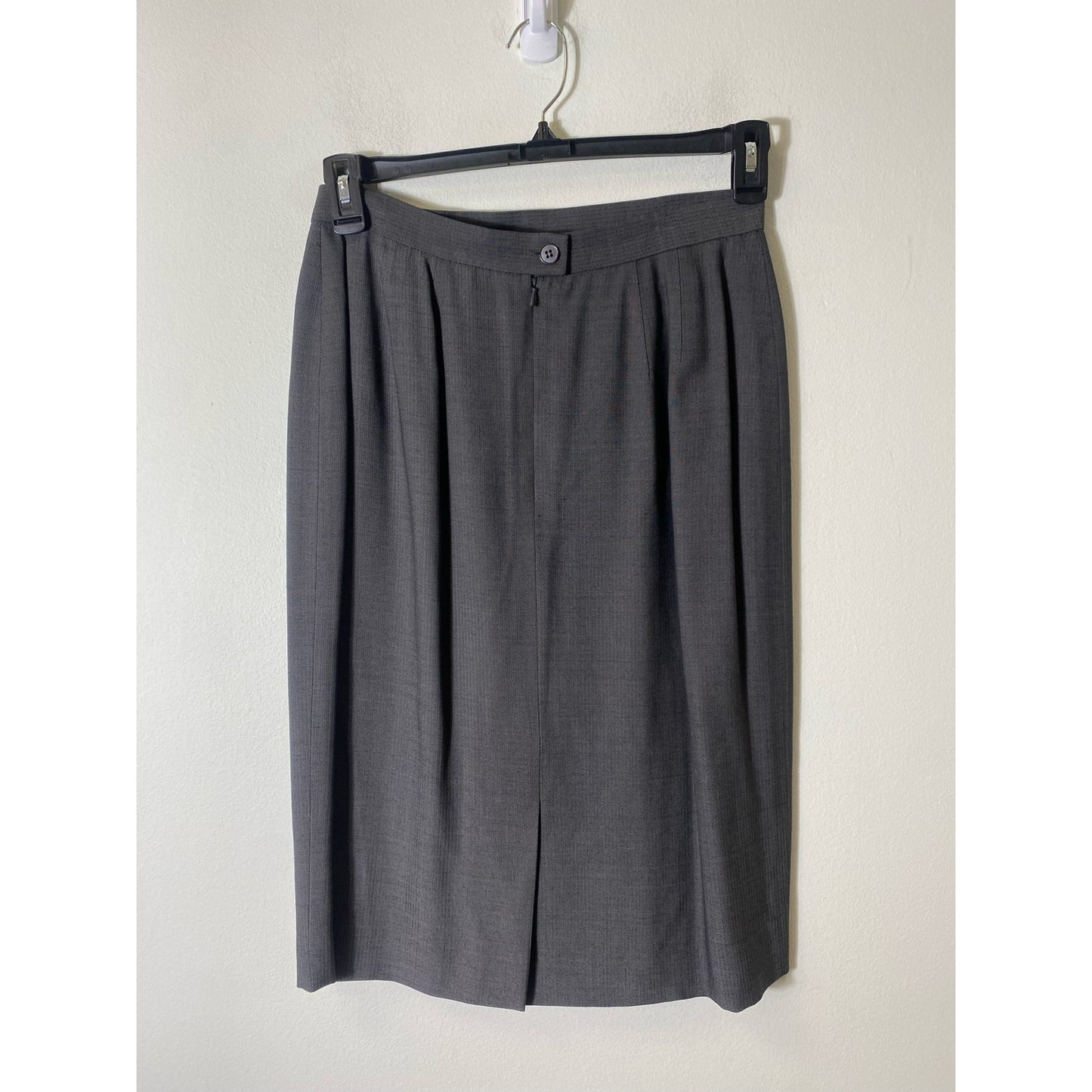Carlisle Gray Midi Pencil Skirt Sz 10