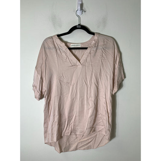 Pants Store Pink Short Sleeve Top Sz S