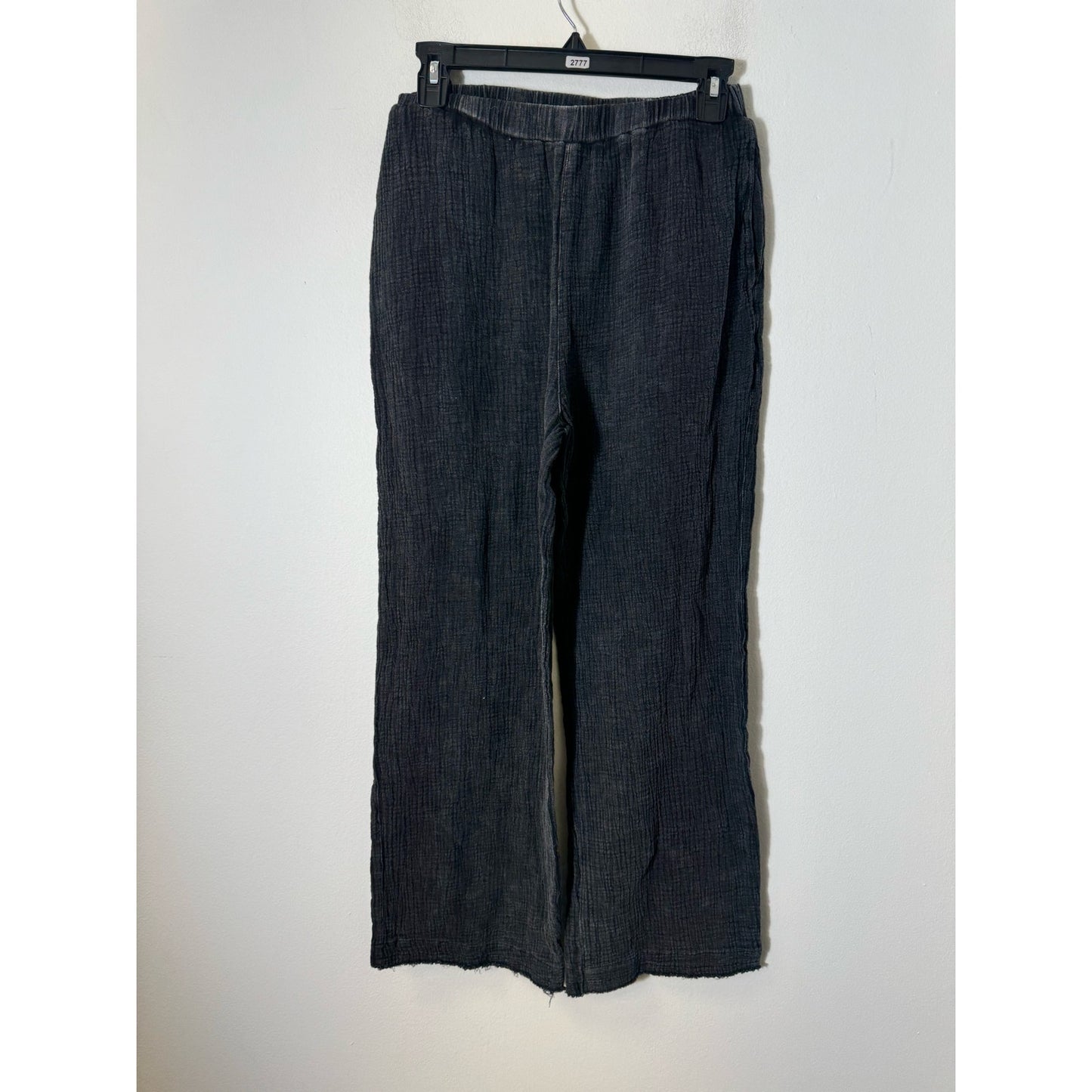 Grade & Gather Dark Gray Gauze Pants and Top Set Sz S