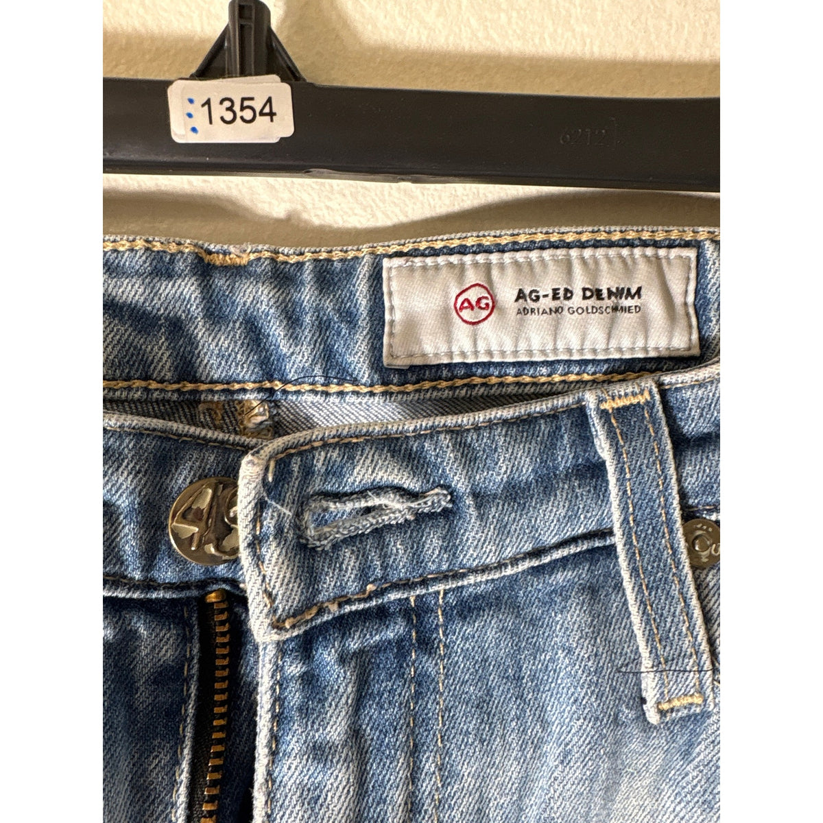AG The Isabelle High Rise Crop Denim Sz 29