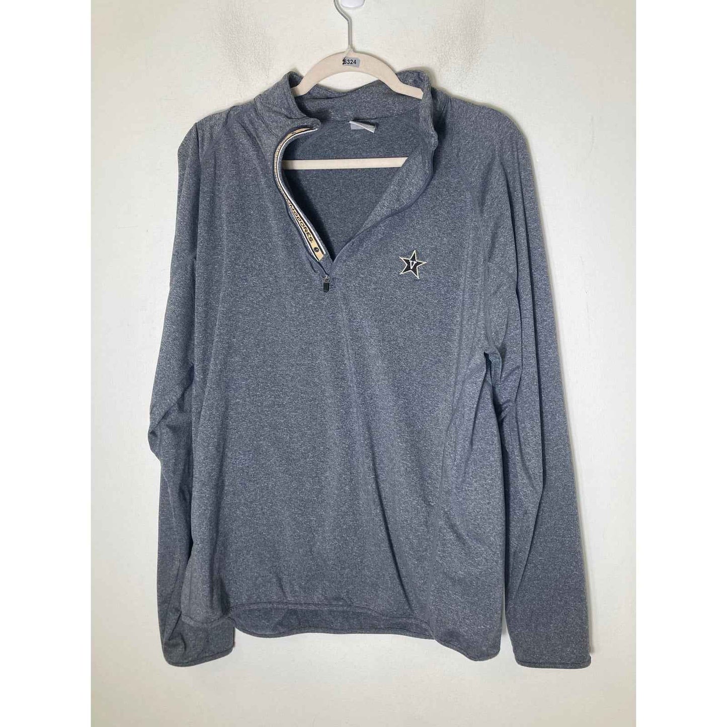 Men's Level Wear Gray Long Sleeve "Vanderbilt" Performance Style Shirt Sz L