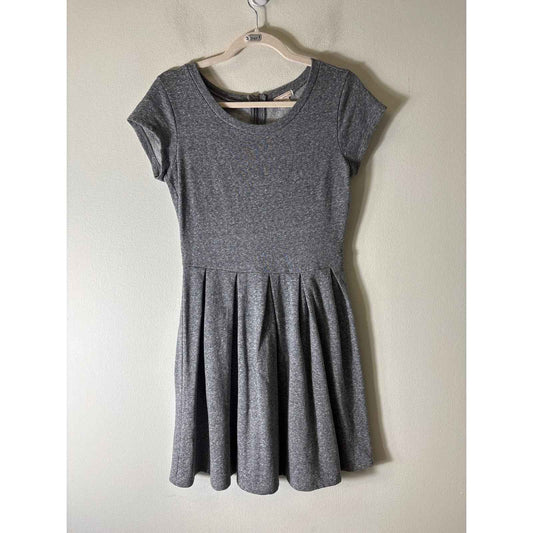 Gap Gray Cap Sleeve Tee Dress Sz XS