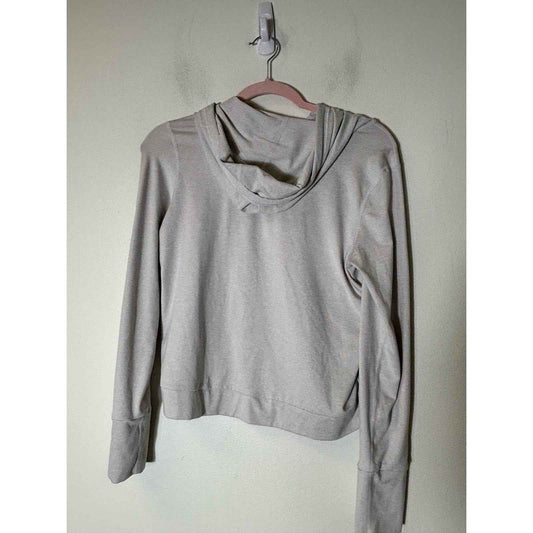 Vuori Oatmeal Long Sleeve Hooded Sweatshirt Sz XS