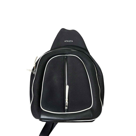Athleta Black Neoprene Cross Body Athletic Bag