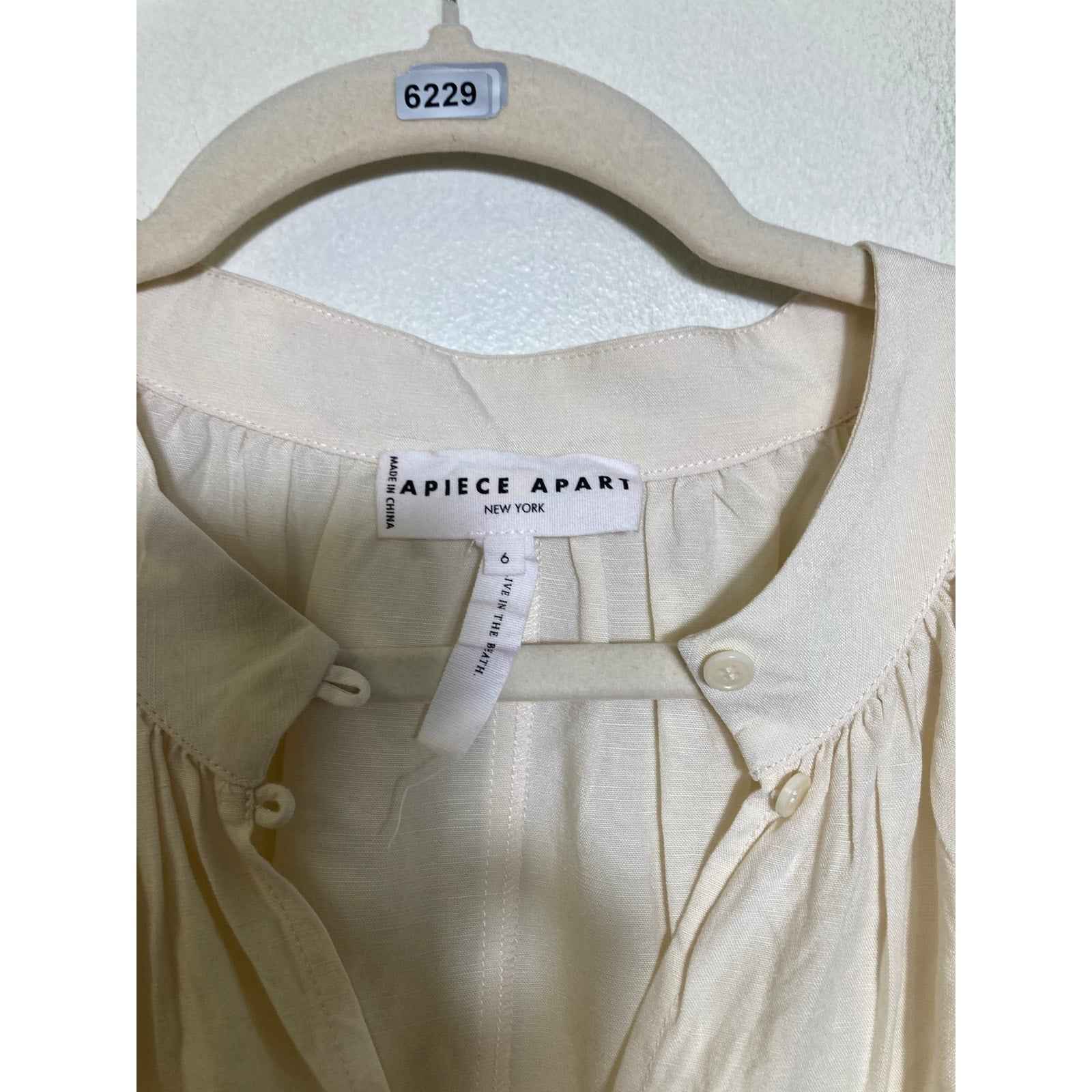 Apiece Apart Off White Mini Dress Sz 6