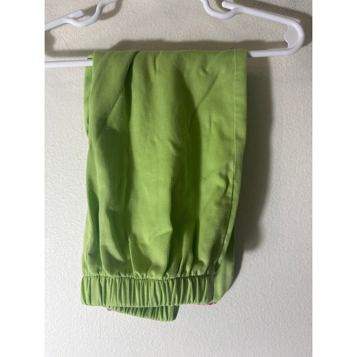 GIrls Vintage Amanda Remembered Lime green smocked top&pants set Sz 4