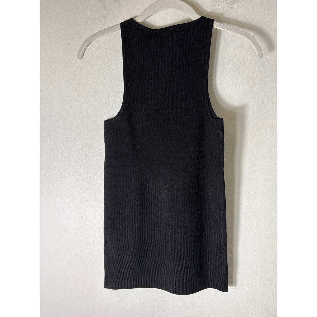 by Anthropology Black Sleeveless Knit Tank Sz S