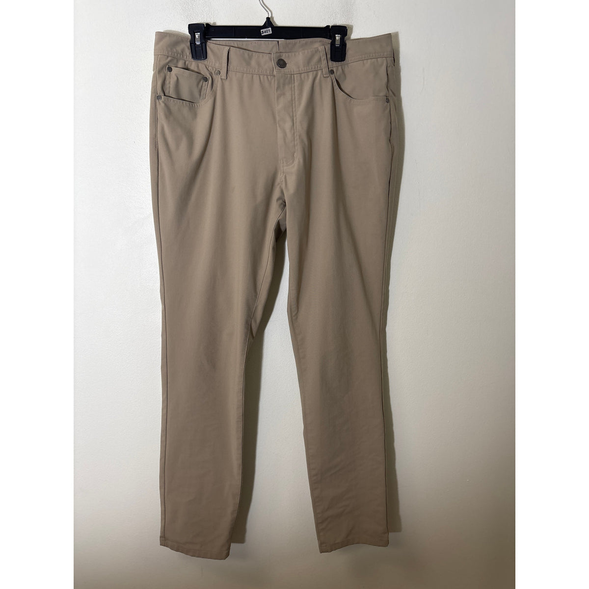 Men's Mobley and Sons Khaki Commuter Pants with 33.5 Inseam Sz 36