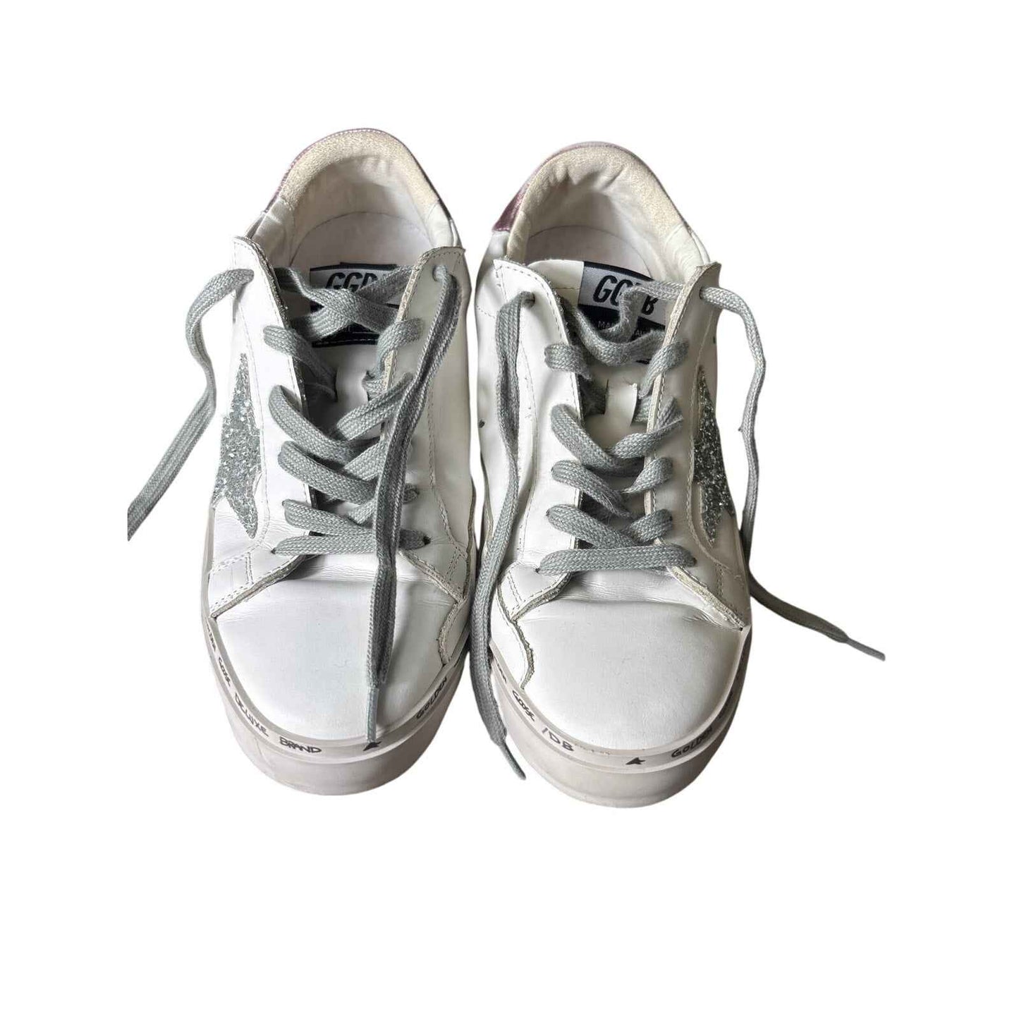Golden Goose White Hi Star Fashion Sneakers Sz 8