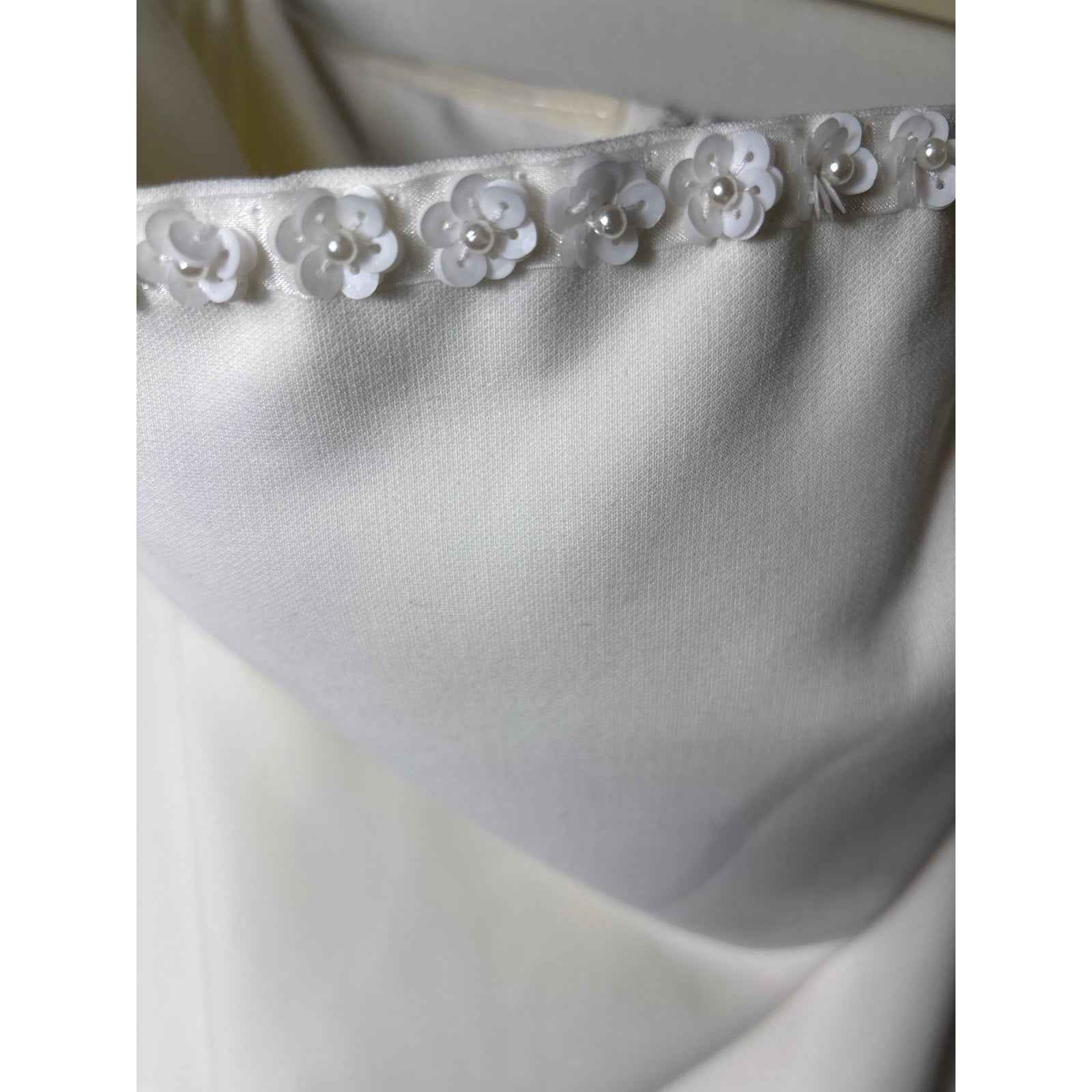 NWT Likely Ivory Strapless Fit and Flare "Norma" Formal Gown Sz 4
