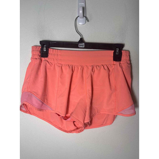 Lululemon Coral Athletic Shorts Sz 10