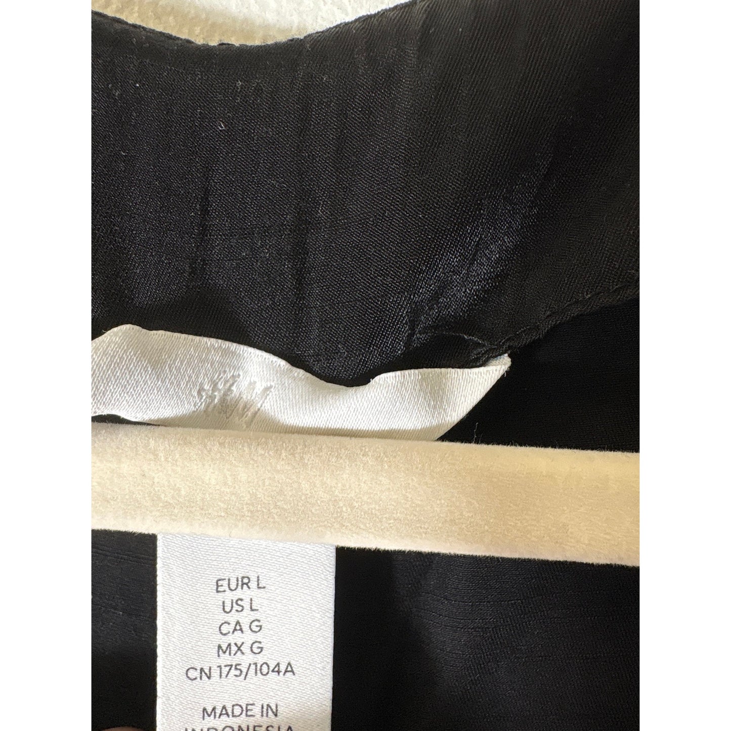 H&M Black Caftan Sz L