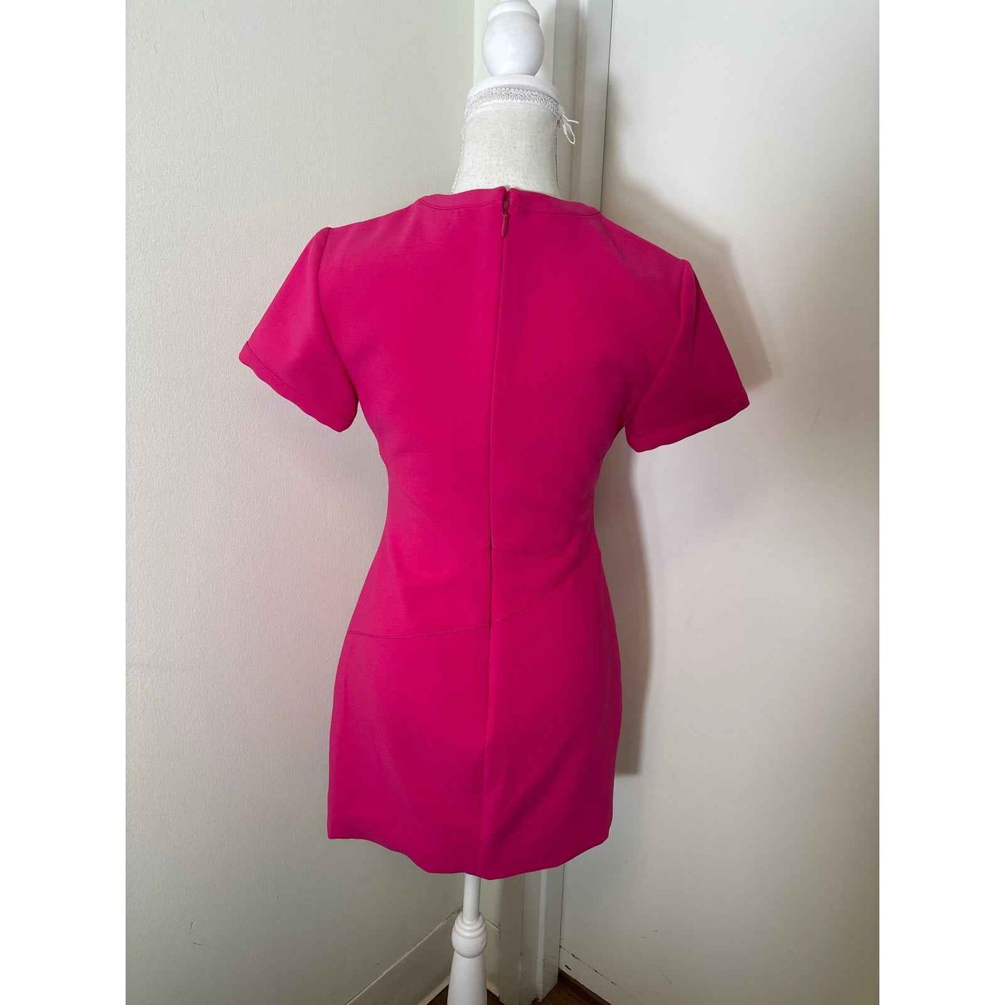 Likely Hot Pink Bodycon Mini Dress Sz 4