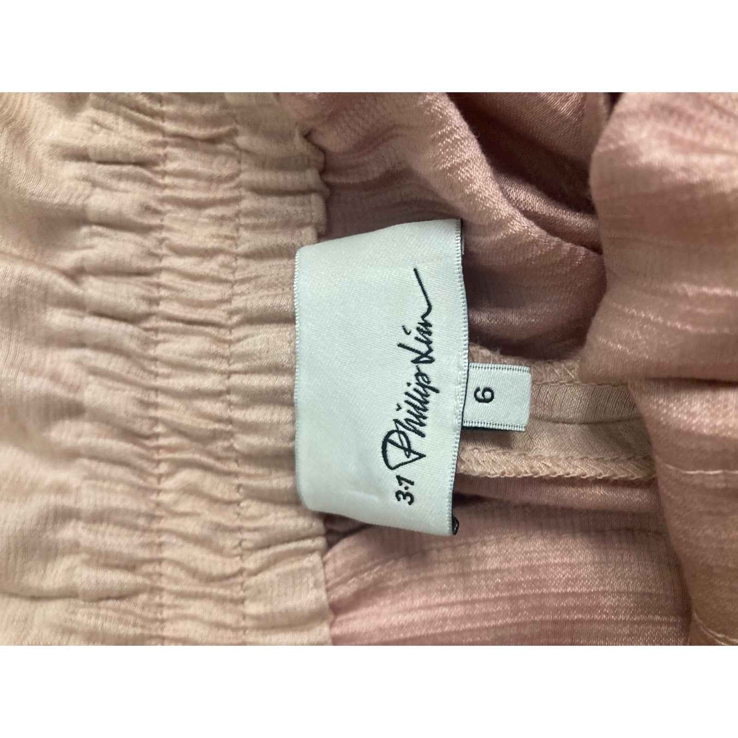 3.1 Phillip Lim Blush Pink High Elastic Waist Shorts with 2.5" inseam Sz 6