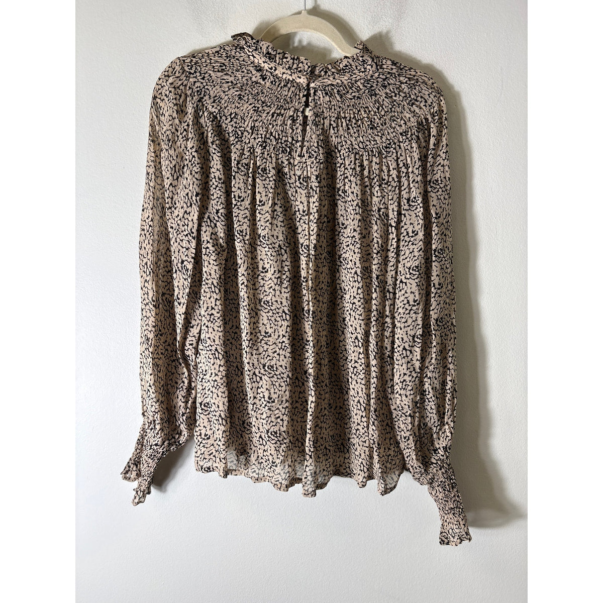 Part Two Tan and Brown Fanny Blouse Sz 38