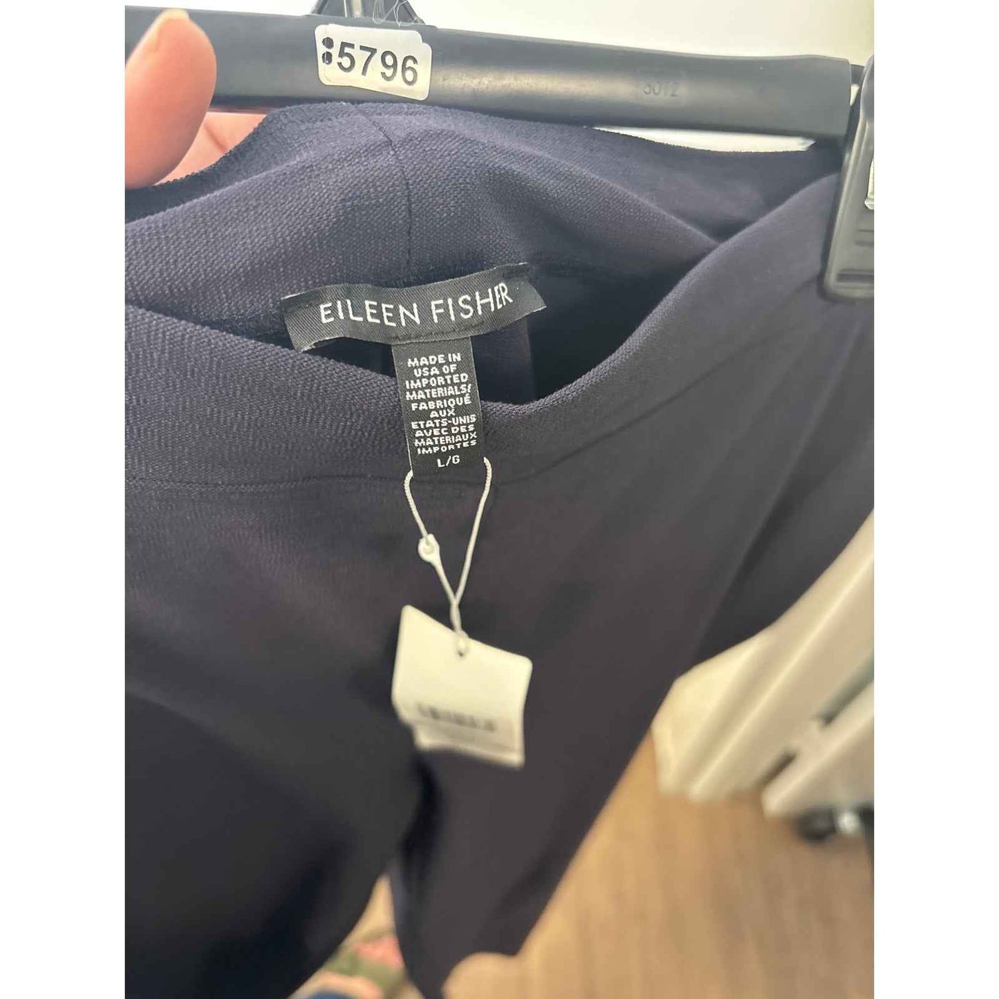 NWT Eileen Fisher Black Ankle Pants Sz XL