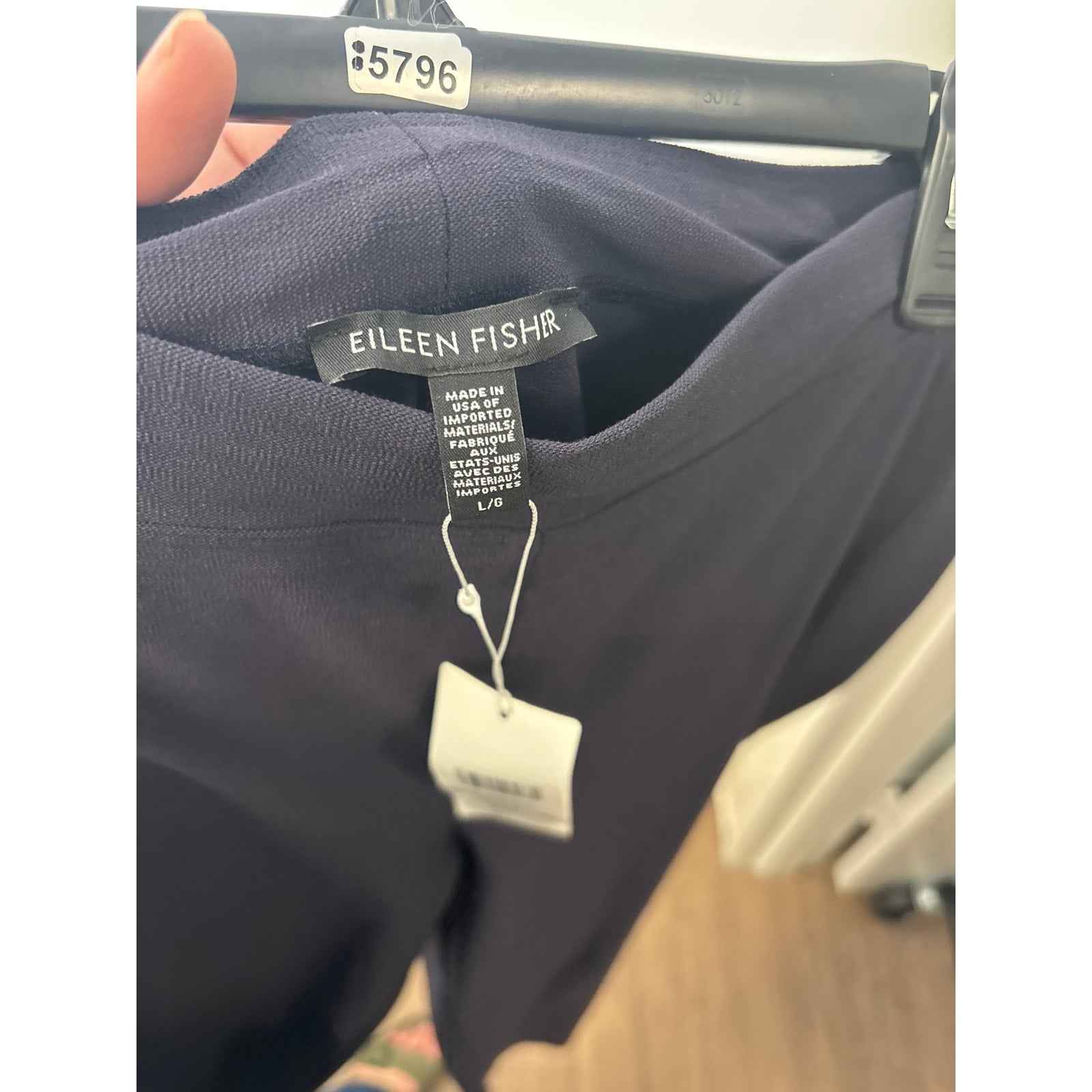 NWT Eileen Fisher Black Ankle Pants Sz XL