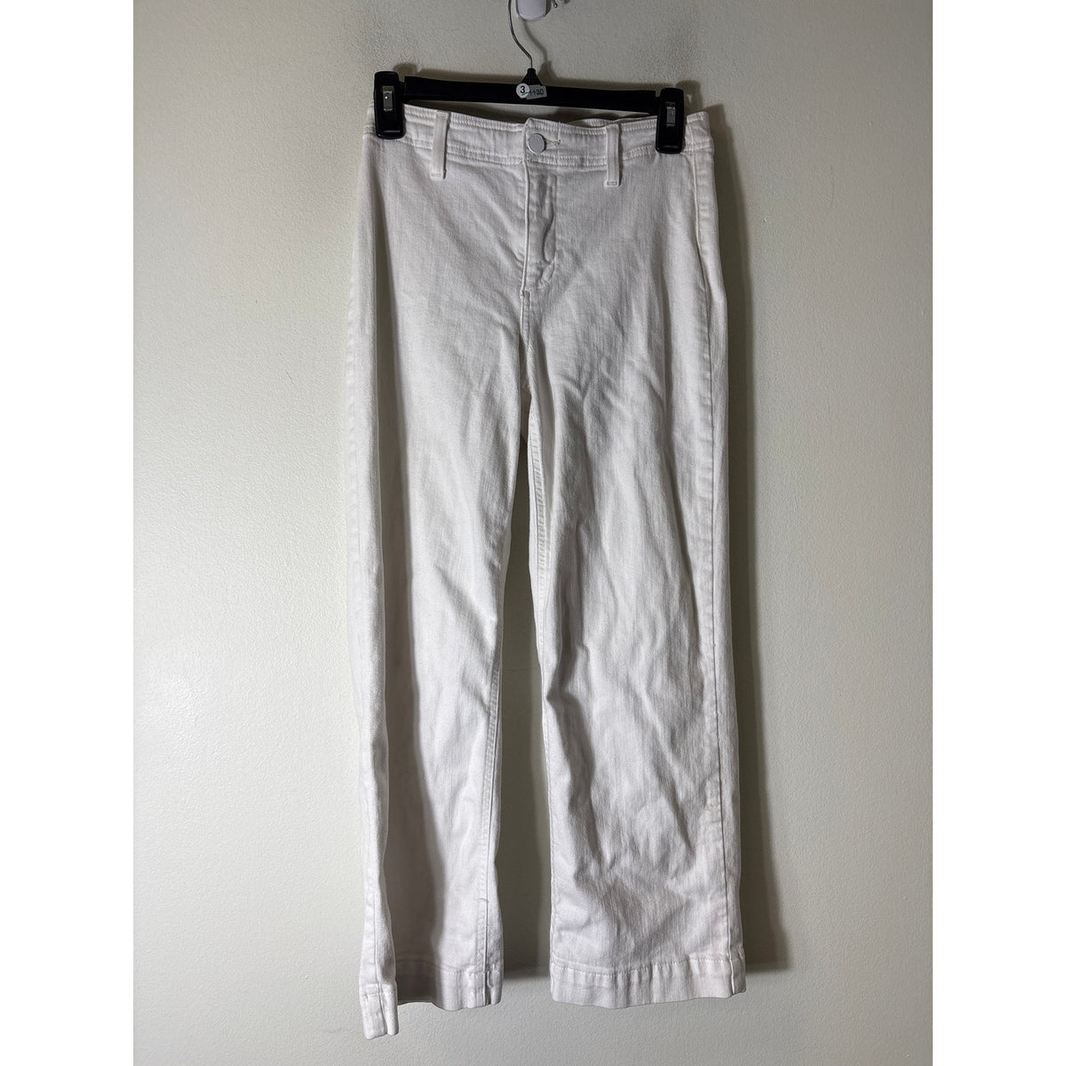 Paige White Straight Leg Nellie Denim Jeans Sz 26