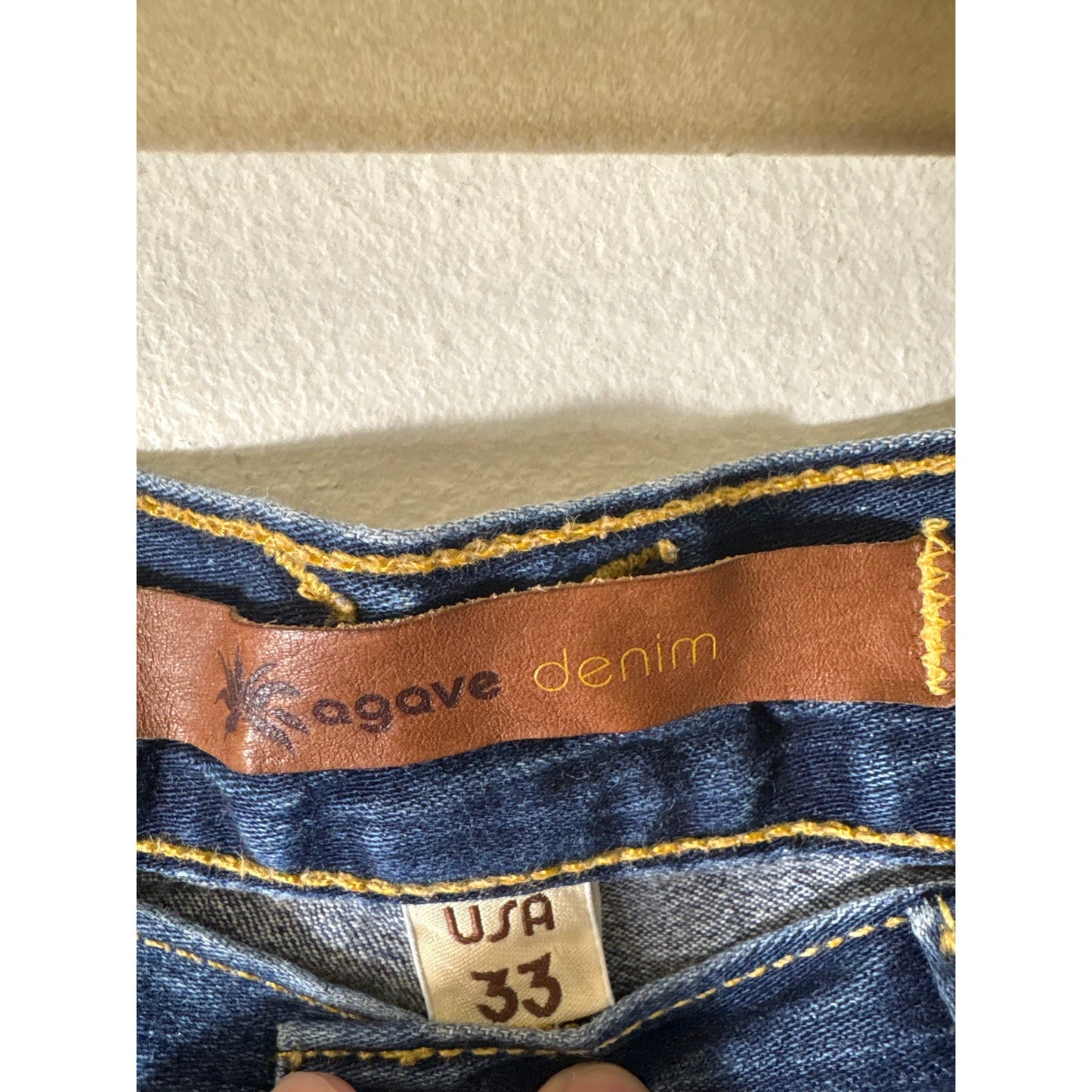 Mens Agave Denim Gringo Dark Jeans Sz 33
