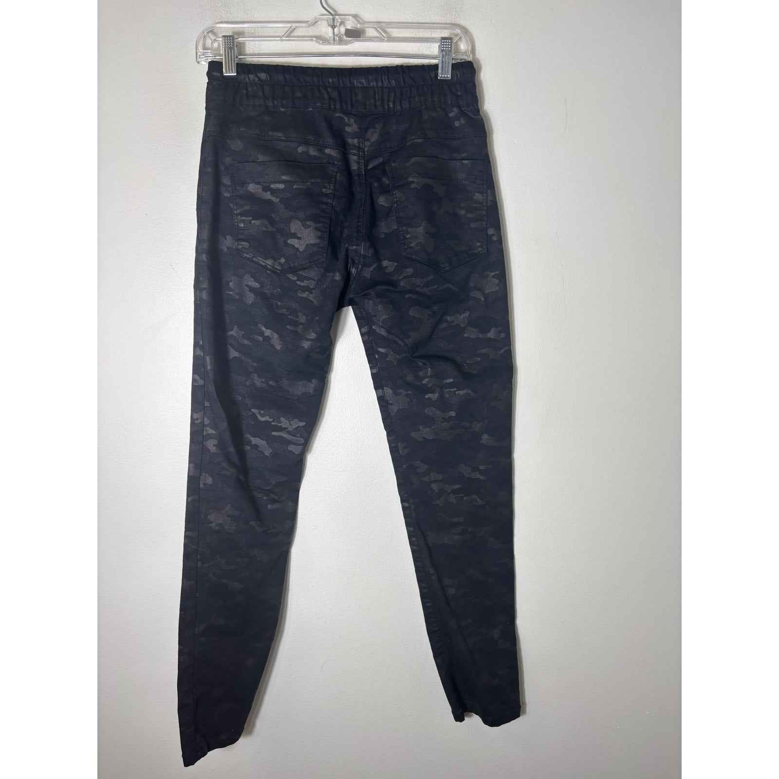 Flog Black Camo Drawstring Joggers Sz 28