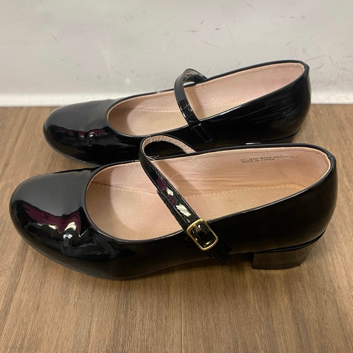 Black Patent Leather Mary Jane SHOES Girls Sz 4