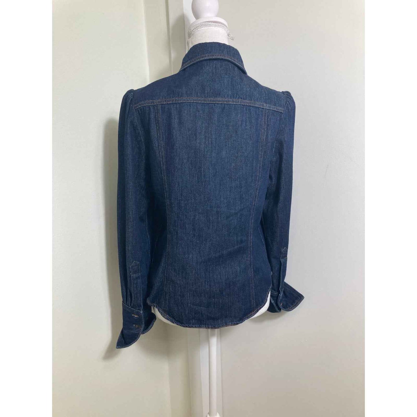 Dries Van Noten Denim Button Up Shirt Sz 42