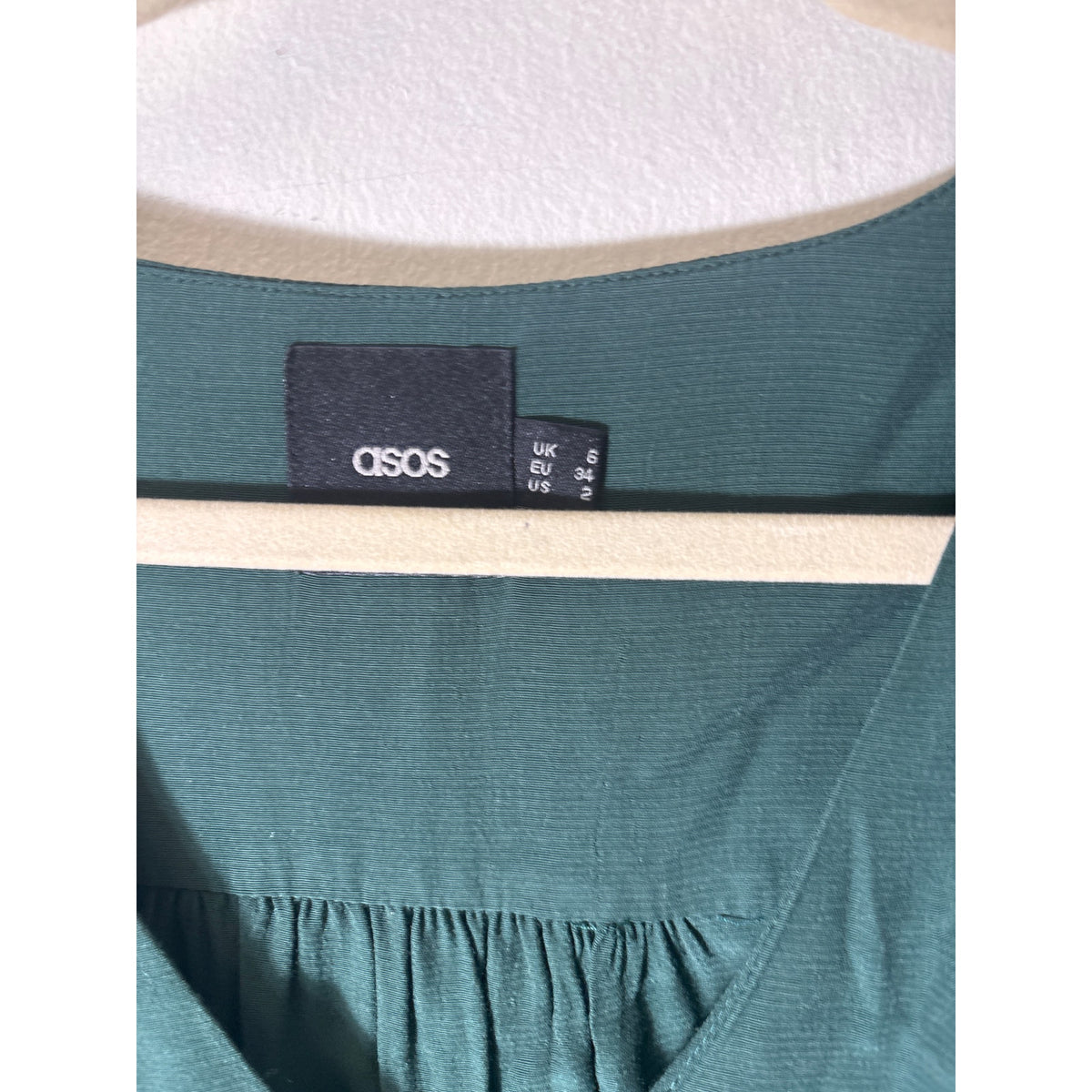 ASOS Maternity Green Baby Doll Dress Sz 2