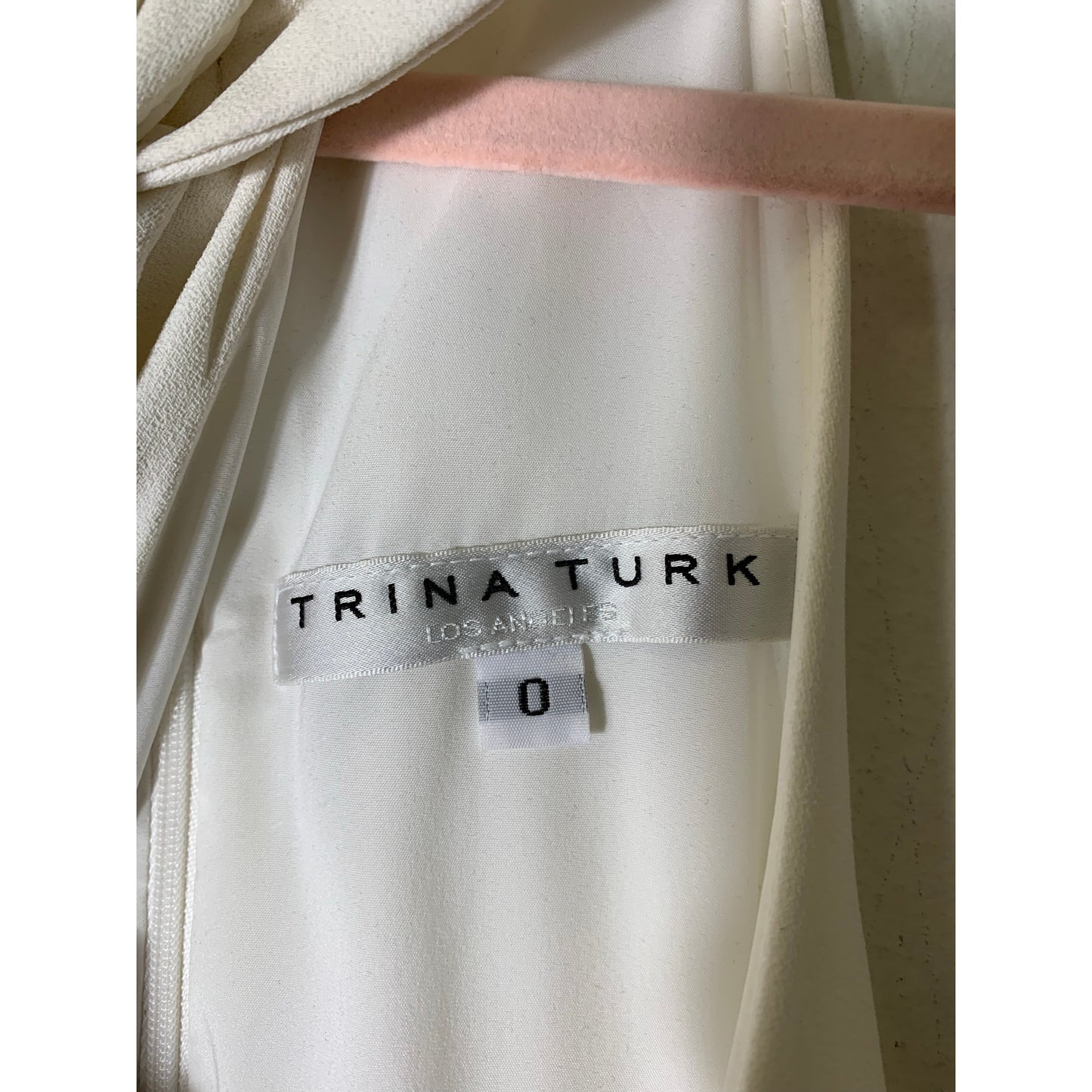 Trina Turk Black Off White Color Block Halter Bianca Jumpsuit Sz 0