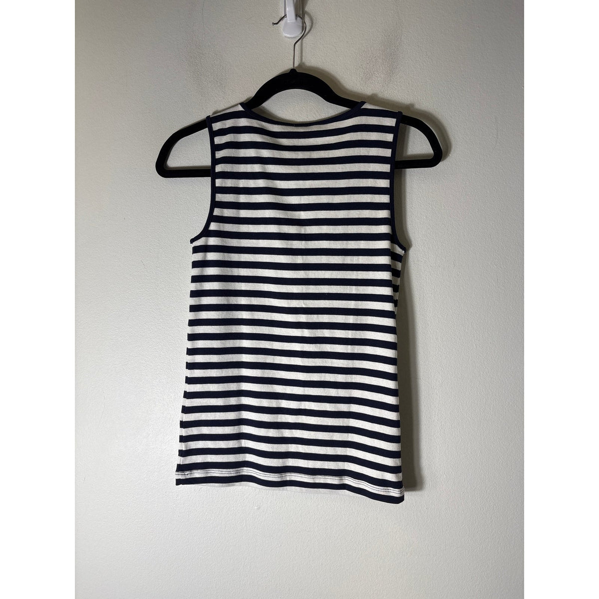 NWT J.Crew Navy and Stripe Tank Sz XS