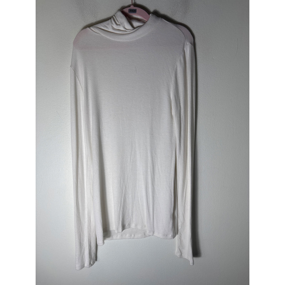 Gap White Long Sleeve Turtleneck Shirt Sz S