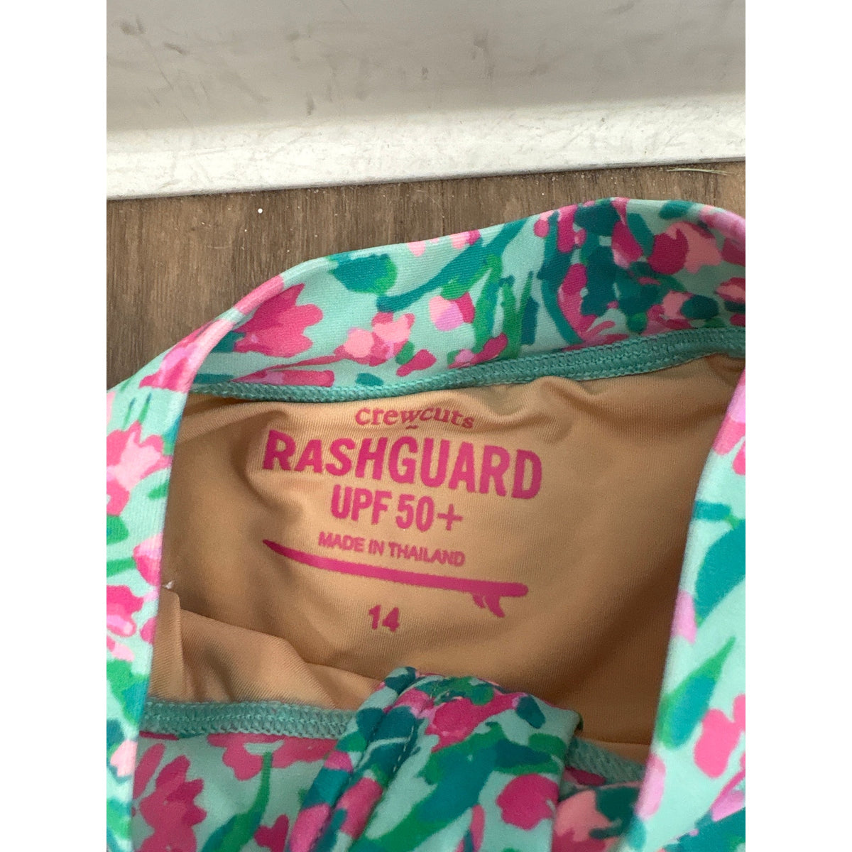 Girls Bundle of 3 J. Crew Cuts Rashguard Swim Suits Sz 14