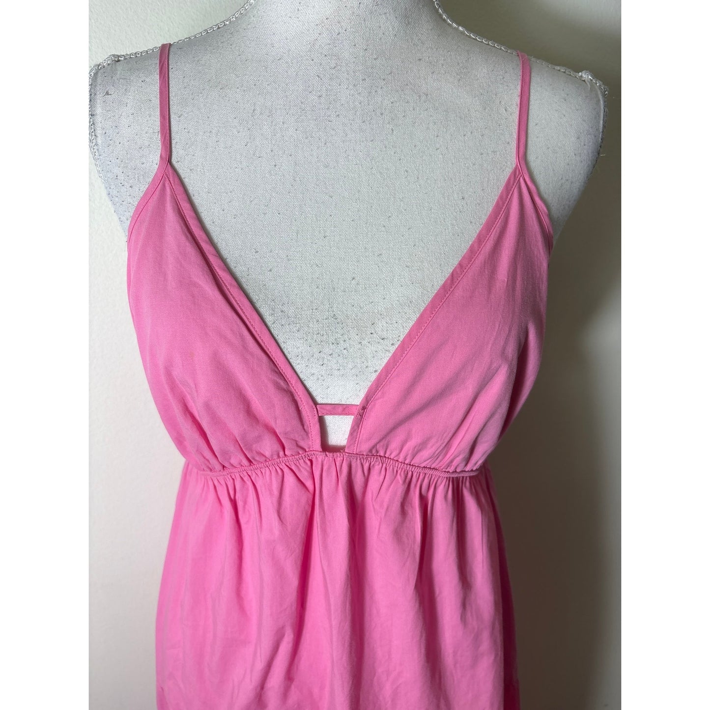 Rails Bubblegum Pink Spaghetti Strap Maxi Dress Sz S