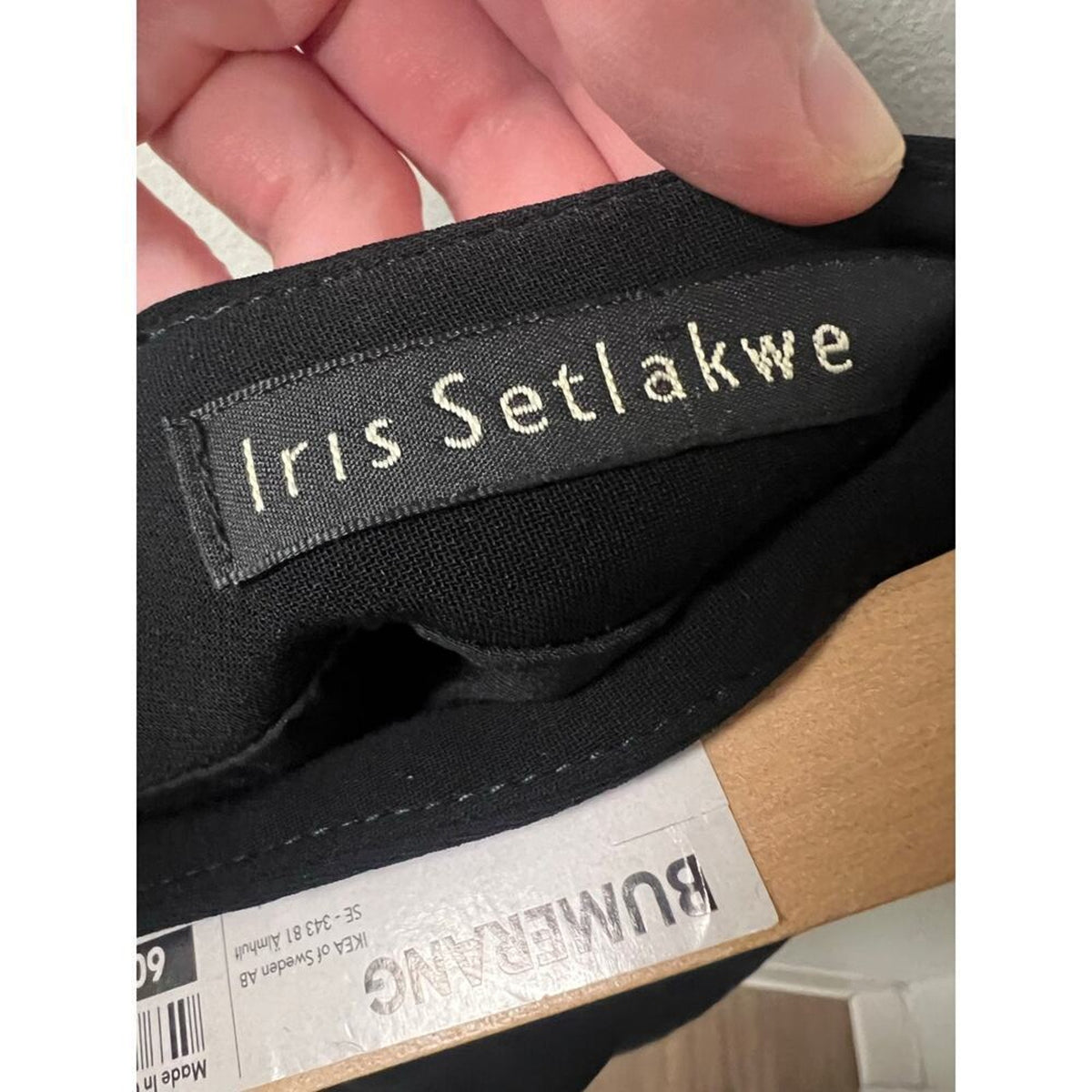 Iris Setlakwe Black Knee Length Skirt Size 10