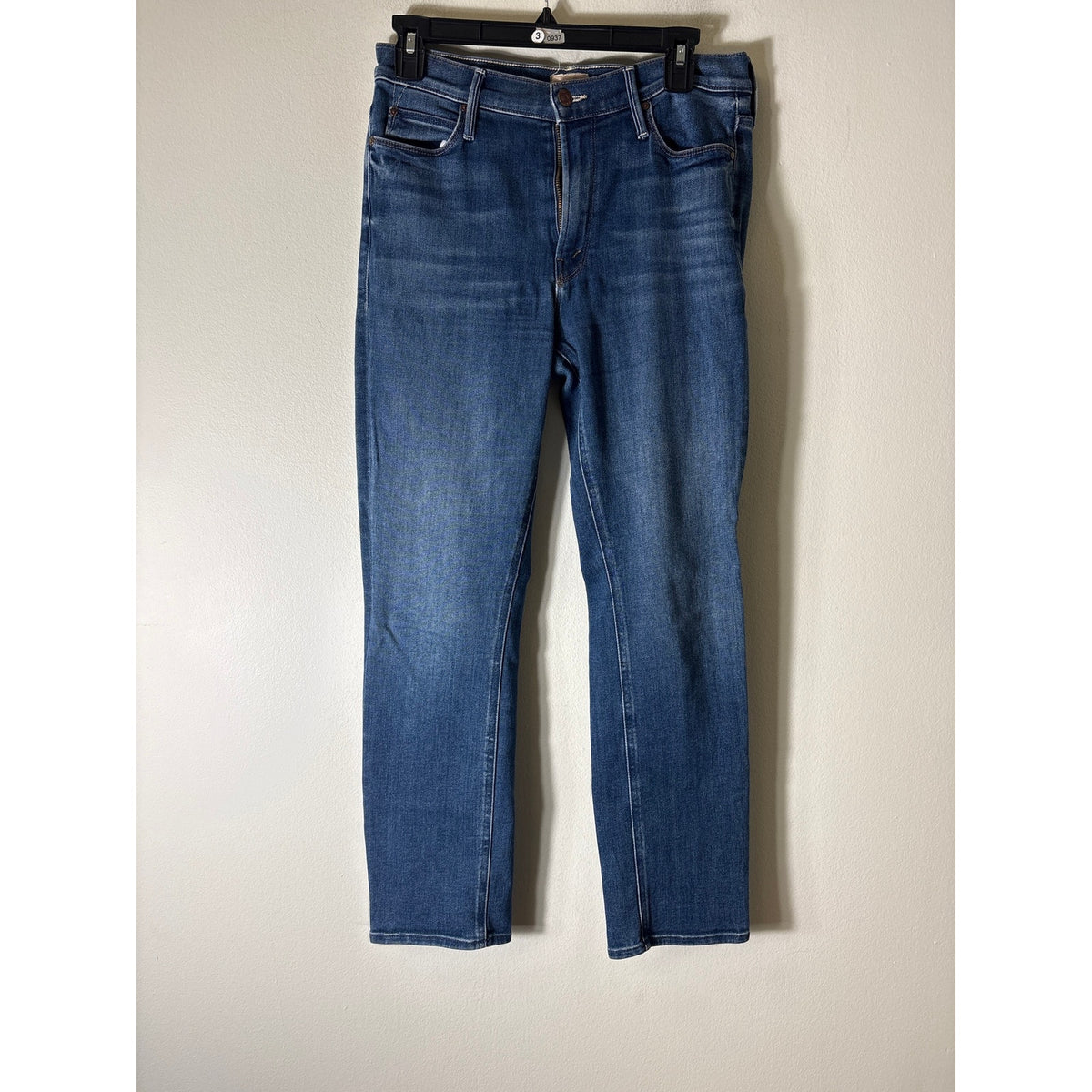 Mother Medium Wash The Mid Rise Dazzler Ankle Blue Jean Sz 28