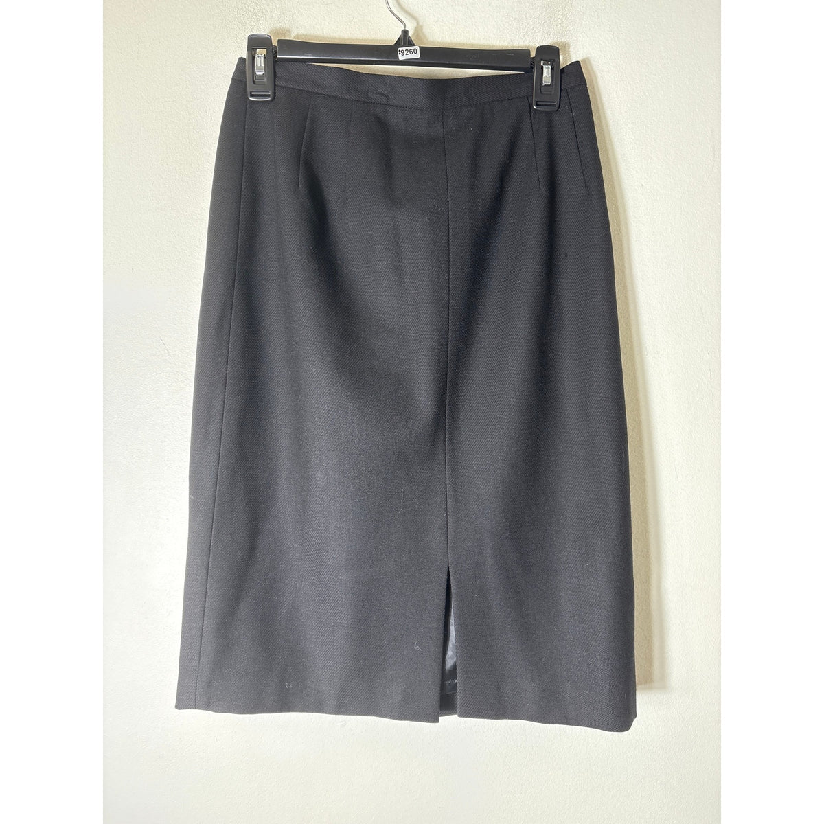 Talbots Black Wool Pencil SKirt Sz 8