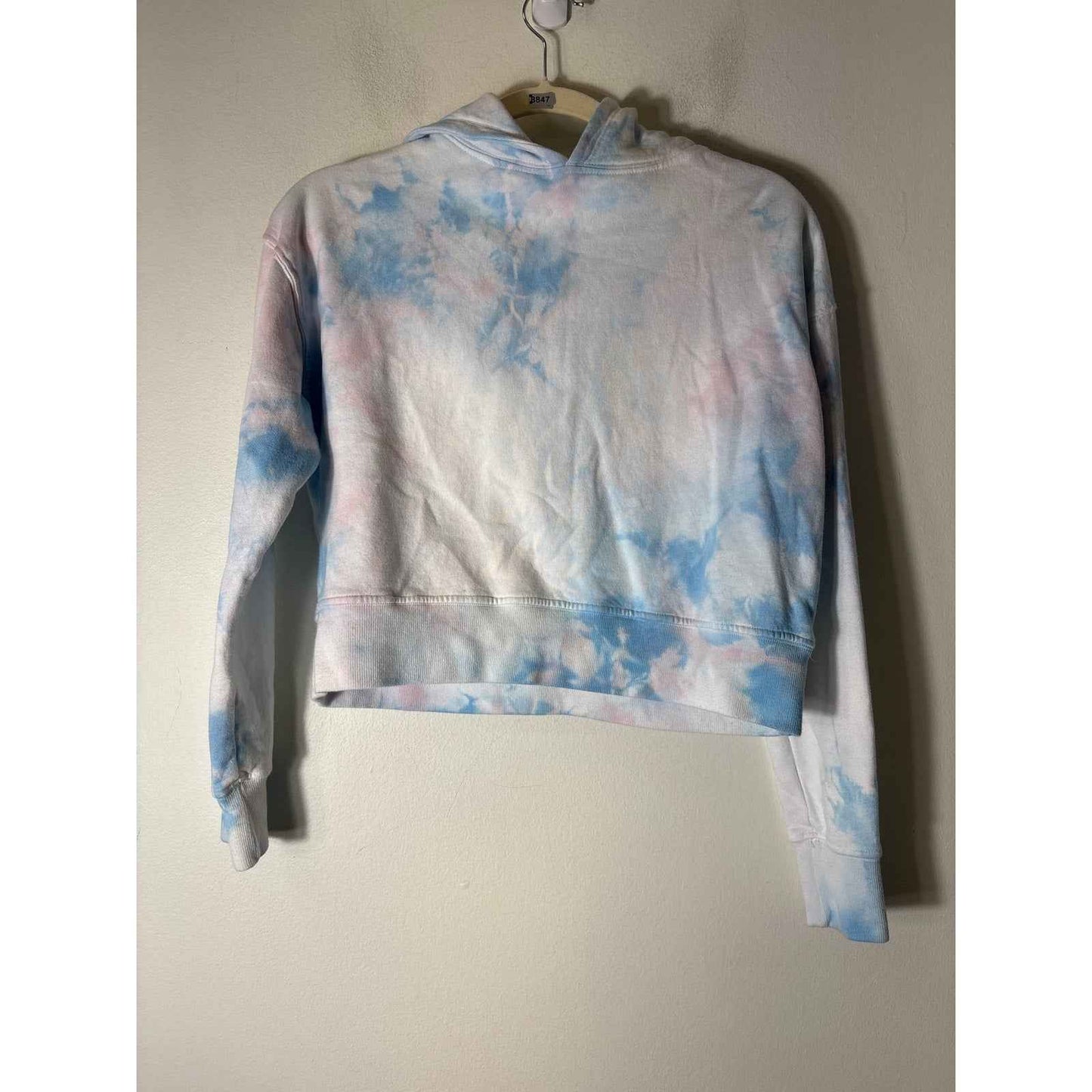 NWT Frankies Bikinis Blue Pink Tye Die Hooded Sweatsuit Sz XS