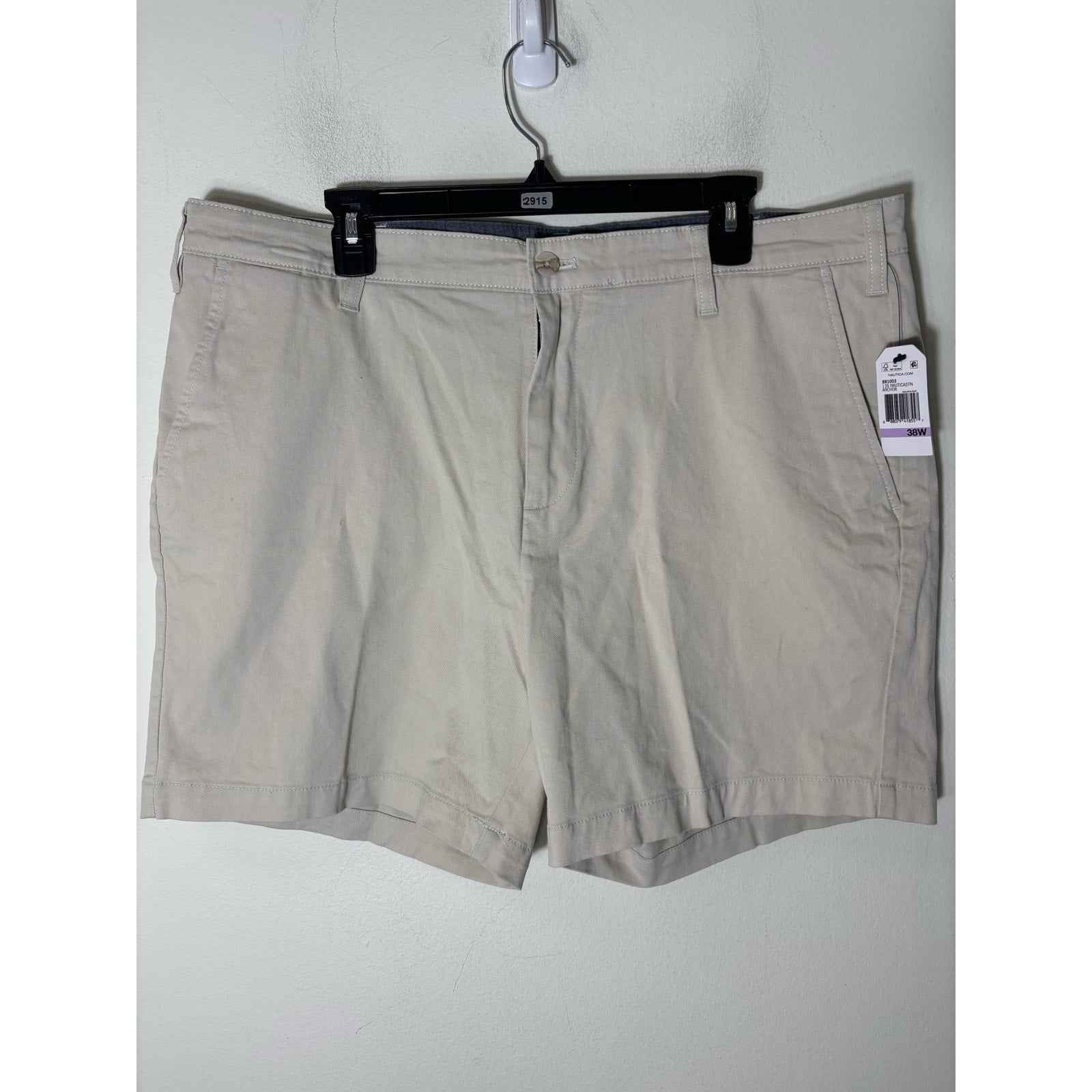 NWT Men's Nautica Khaki Deck Short Sz 38W