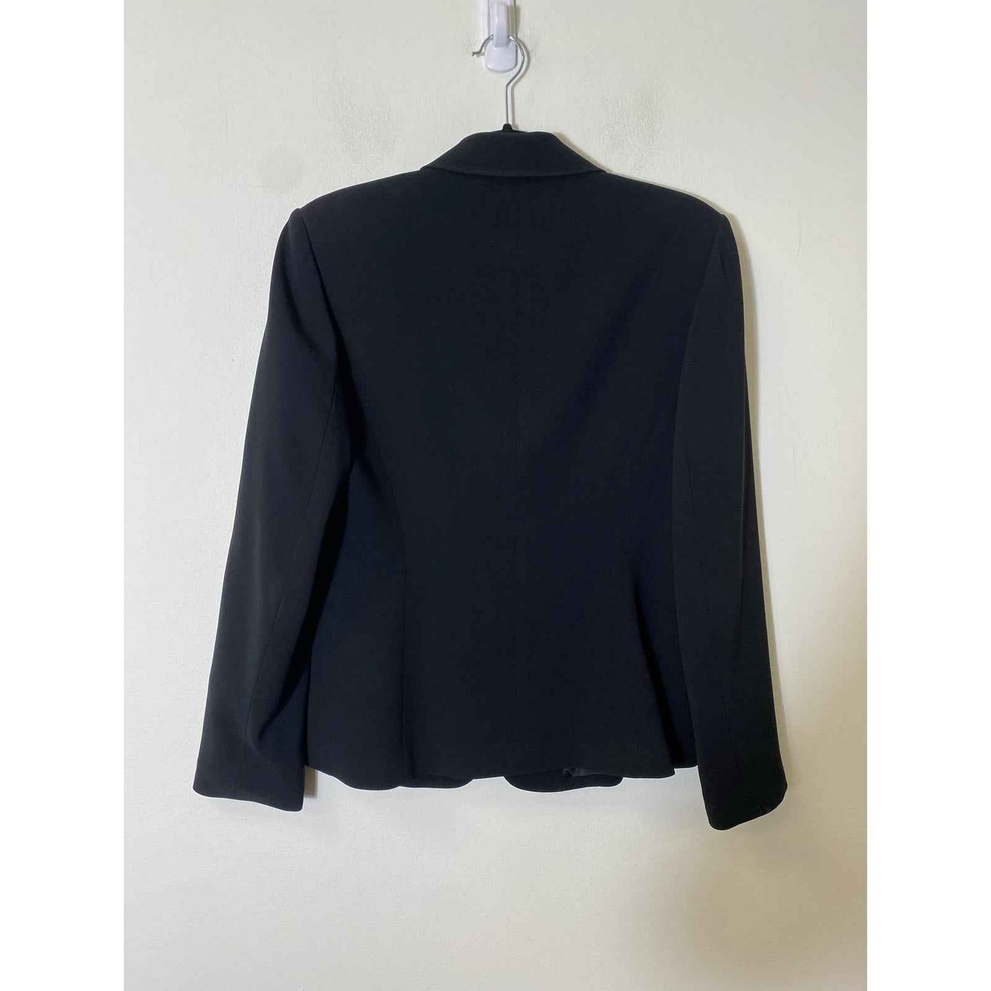 Talbots Black Mother of Pearl Buttons Two-Button Blazer Sz 2